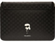 Karl Lagerfeld kabelka KLCS16SAKHPKK 16 černá saffiano monogram Ikonik