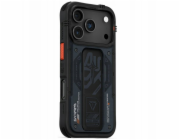 SKINARMA Pouzdro Aegis pro iPhone 17 Pro s magnetickým nabíjením a stojánkem, tmavě modré