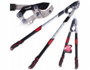 Tvardy Teleskopické nůžky na větve s převodem a kovadlinovým nožem 730-970 mm 65Mn PTFE (6/12)