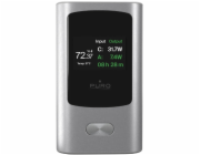 Puro Powerbanka 10000mAh, 1x USB-A + 1x USB-C, 45W, s displejem, šedá