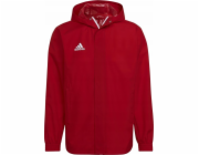 Adidas Pánská bunda Entrada 22 All Weather, červená, velikost L