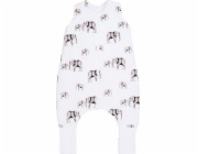 PULP BAMBOO Spací pytel s nohami 2 TOG - Big Elephants - od 2l do 4l