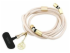 Guess Kabel CBDY 4G Charm USB-C/USB-C 150 cm, béžový
