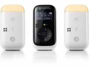 Motorola PIP15-2 audio chůvička se dvěma dětskými jednotkami, bílá a černá