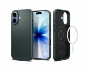 Spigen Pouzdro Thin Fit Mag MagSafe pro Apple iPhone 17, propastně zelené