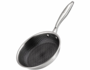 Elitehoff OCELOVÁ PÁNEV 20 CM S VOŠTINOVÝM POVLAKEM E-7545