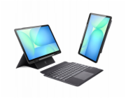 Dux Ducis Skládací pouzdro DK s bezdrátovou klávesnicí pro SAMSUNG Tab S10 FE Plus, černé