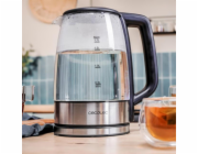 Cecotec Konvice | ThermoSense 340 Clear | Elektrická | 2200 W | 1,7 l | Sklo | Otočná základna o 360° | Čirá