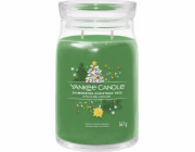 Yankee Candle Yankee Candle Signature třpytivá vánoční svíčka velká 567 g