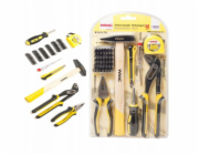 NoName 50dílná sada nářadí (šroubovák, bity, kleště, kladivo, kleště, metr, taška)