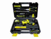 NoName Sada nářadí s 47dílným akumulátorovým šroubovákem v kufříku