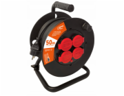 LTC Prodlužovací kabel se 4 zásuvkami a uzemněním, 50 m