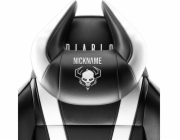 Diablo Chairs Židle Diablo s opěrkou hlavy X-Horn, černá a bílá