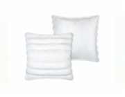 Selsey Dekorační polštář FLEECE s tlustými pruhy, 45 x 45 cm