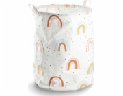 Zeller Koš na prádlo Rainbow, plátěný, 38x48 cm