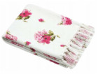 Lumarko Bavlněný přehoz s květinovým vzorem, 125 x 150 cm