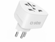 SBS Mobile Cestovní adaptér SBS CH - univerzální - bílý