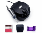 ExtraLink vrtačka na nehty černá, manikúra a pedikúra profesionální 65W + sada vrtáků