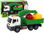 LeanToys Hasičský sbor s přívěsem a hasičským vozem v měř...
