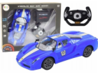 LeanToys Sportovní auto na dálkové ovládání 1:16 R/C modré