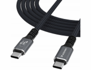 Wozinsky WPS-UY42S USB-C kabel Thunderbolt 4 240W 2m 4K - černý