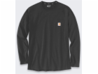 Carhartt Tričko Force Midweight s kapsou, černé