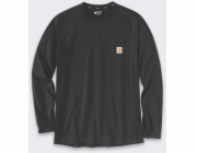 Carhartt Tričko Force Midweight s kapsou, černé