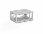 ALANTEC Závěsná skříň 19" 4U 600x450, šedá barva