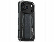 SKINARMA Pouzdro Helio pro iPhone 17 Pro s magnetickým nabíjením a stojánkem, grafitové