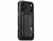 SKINARMA Pouzdro Helio pro iPhone 17 Pro Max s magnetickým nabíjením a stojánkem, grafitové