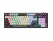 A4Tech Mechanická klávesnice BLOODY WS98 Gray WRLS (spínače BLMS RED Plus)