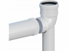 Ricom PP 87° závitové koleno DN80 na podklad L500