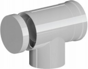 Ricom KOLENO Z BETONU PP-AL 87ST DN80/125 S REVIZI S TĚSNĚNÍM