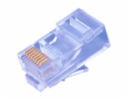 Konektor UTP RJ45 (8p8c), Cat5E, 50µm, licna(lanko) - 100 ks