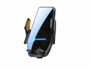 ForCell Držák do auta F-GRIP HS6 s indukčním nabíjením na čelní sklo/mřížku sání, černý