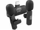 NoName Klopové mikrofony SBS s USB-C přijímačem 2 ks - černé