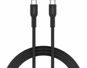 Canyon Kabel OnWire 60CL CC 60W COLOR Pletený 1m Černý CND-CCAP60AB10B (5291485018627)