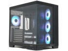 Zenpc Počítačová skříň Cube Black 4x Fander P12 PWM PST ARGB