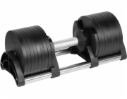 REBEL ACTIVE Litinová automatická činka 36 kg, 2kg stupňovitě