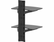 Ergosolid OVI-S2 - Police na audio/video/DVD, tvrzené sklo, velmi vysoká kvalita