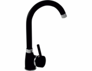 Brenor Algea volně stojící kuchyňská baterie, černá tečkovaná