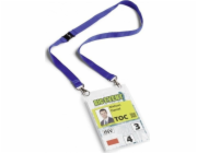 Durable Odolná jmenovka A6 s otevřeným horním okrajem a tmavě modrou stuhou (852507)