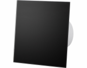 airRoxy Nástěnný a stropní ventilátor dRim FI 125 PS BB s tažným vypínačem a napájecím kabelem (kuličkové ložisko)