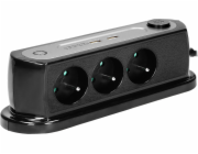 Orno prodlužovací kabel 3 zásuvky 1,4 m černý (OR-AE-13190/B)