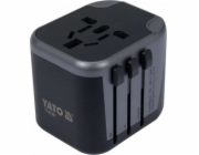 Yato Cestovní adaptér UNIW. 2XUSB 12W
