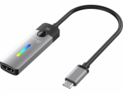 j5create USB adaptér j5create JCA157 Kabelový adaptér 10m USB Type-C HDMI Černá, Šedá