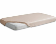 Multitex Prostěradlo 140 x 200, saténové s gumičkou, zlaté, 16