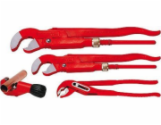 Rothenberger SADA KLÍČŮ S ŘEZACÍMI KLEŠTĚMI 1/2'', 3/4'', 1''