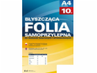 Argo Lesklá polyesterová fólie s lepidlem A4, 10 kusů (43...