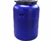 NoName Kulatý plastový sud o objemu 200 l, modrý